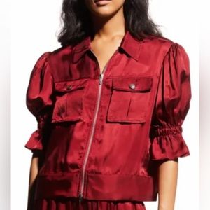 Cinq a Sept holly jacket in red